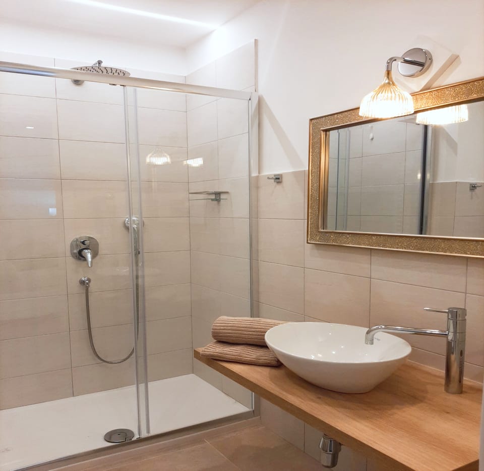 Classic Room | Bathroom | Shower, rainfall showerhead, free toiletries, hair dryer