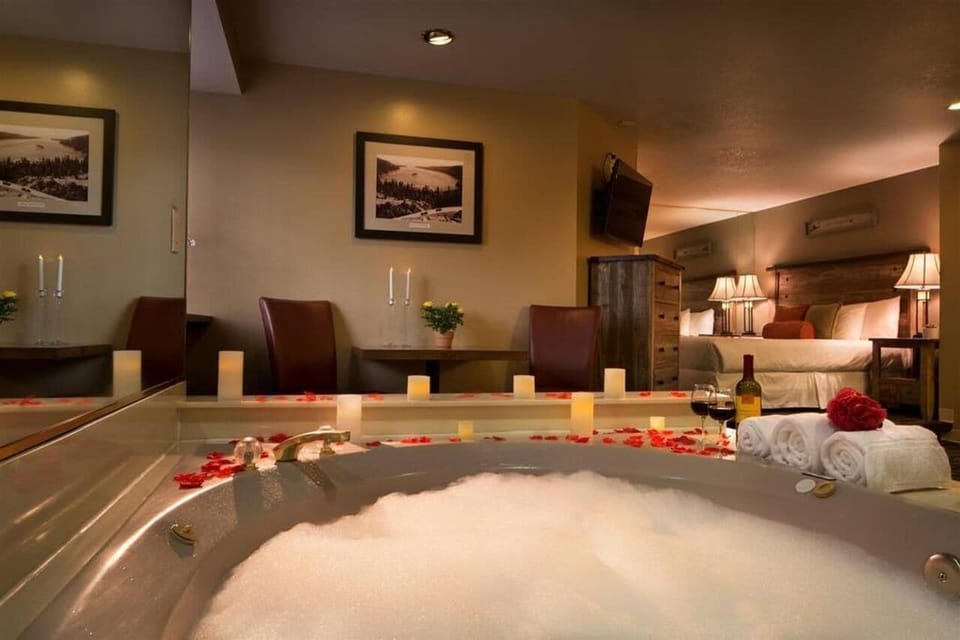 King Spa Suite | Premium bedding, down comforters, individually decorated