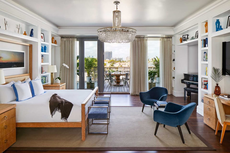 Skyline Penthouse | Frette Italian sheets, premium bedding, minibar, in-room safe