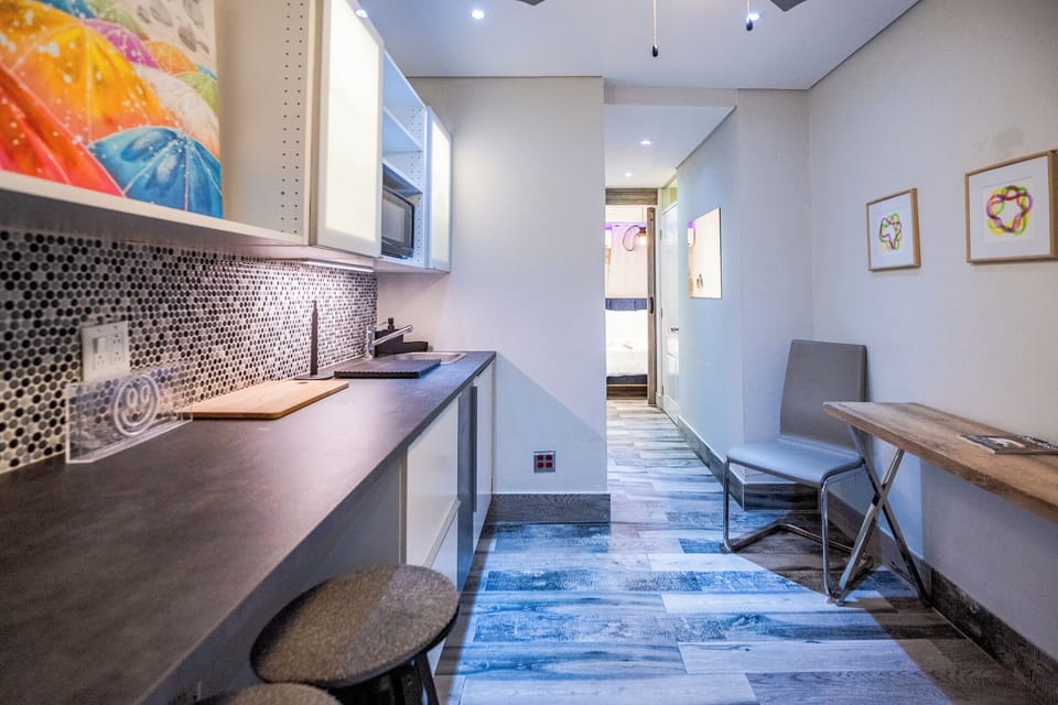 Basic Double Room | Private kitchen | Full-size fridge, microwave, stovetop, coffee/tea maker