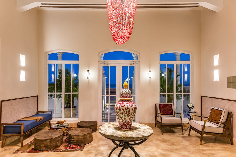 Lobby sitting area