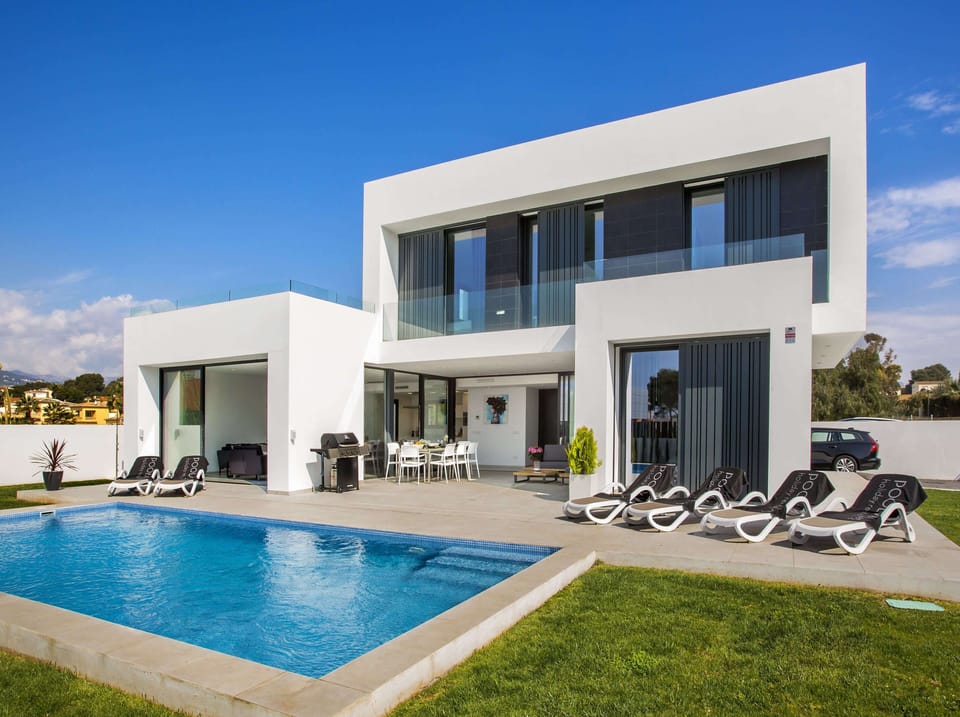 Terrace and pool