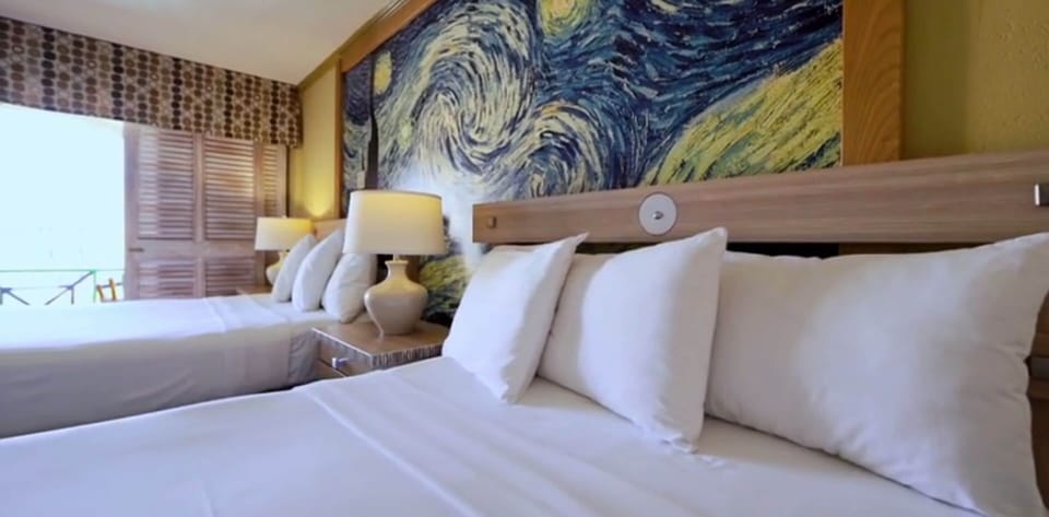 In-room safe, iron/ironing board, free cribs/infant beds, free WiFi