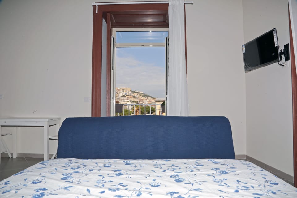 Studio, Balcony, Sea View | Blackout drapes, soundproofing, free WiFi, bed sheets