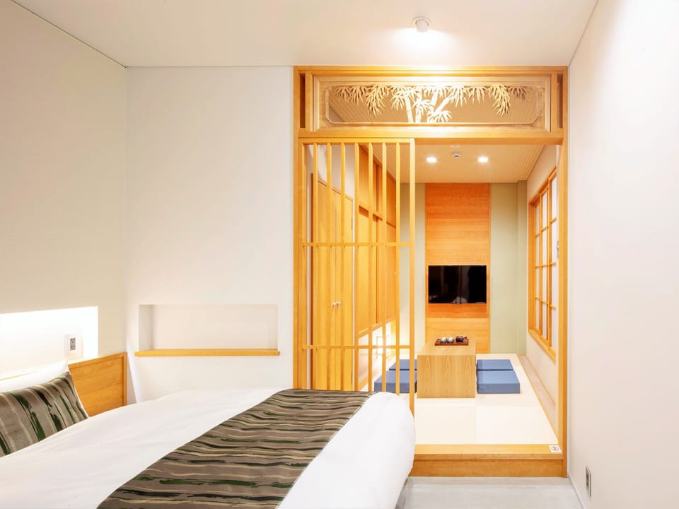 Superior Twin Room (with Japanese Style Room) | Individually decorated, desk, free WiFi, bed sheets