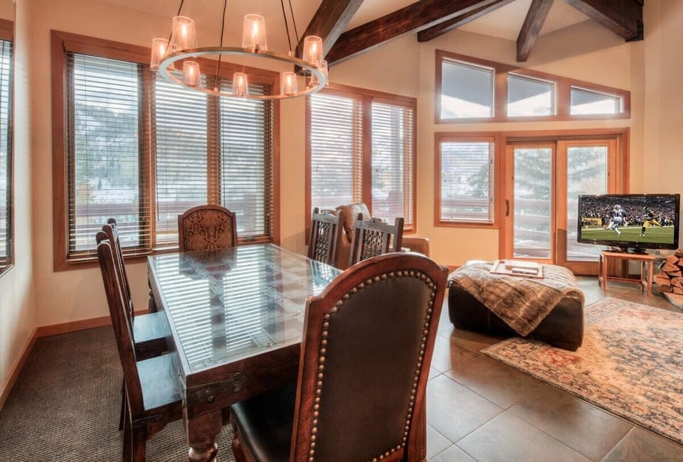 Dining Area with Deer Valley views