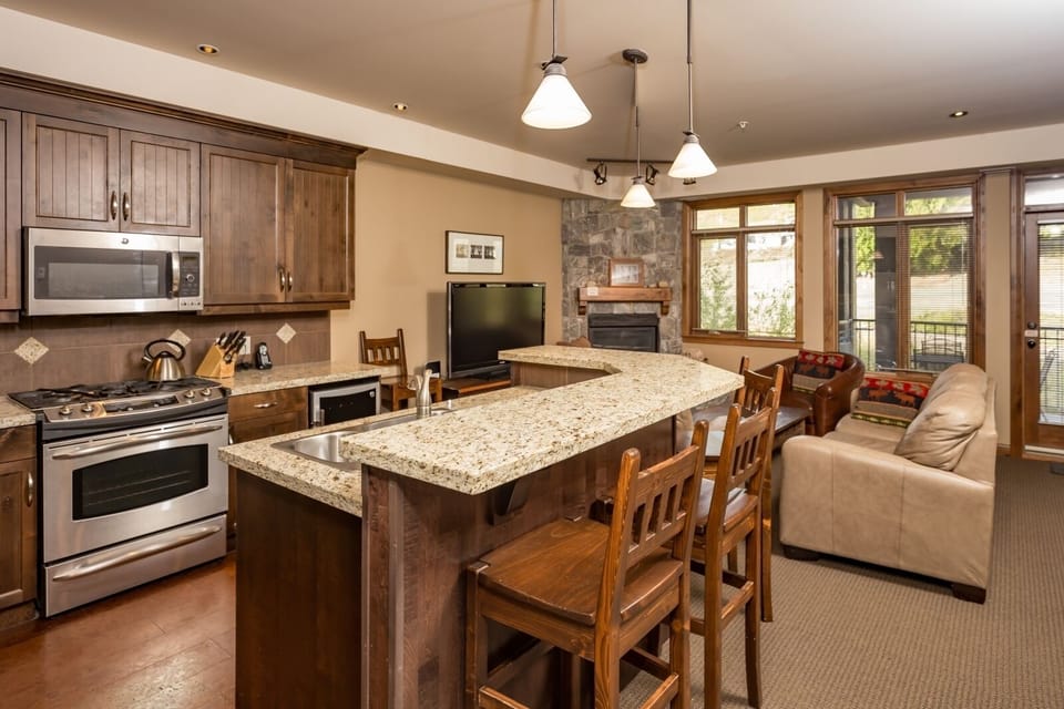 Kitchen to Living Area
