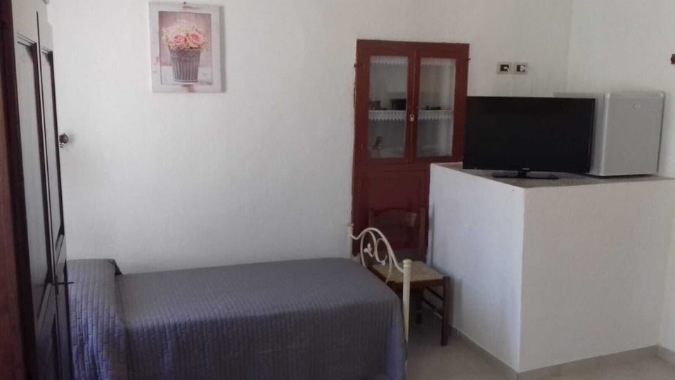 Double Room, Shared Bathroom | Minibar, in-room safe, blackout drapes, iron/ironing board