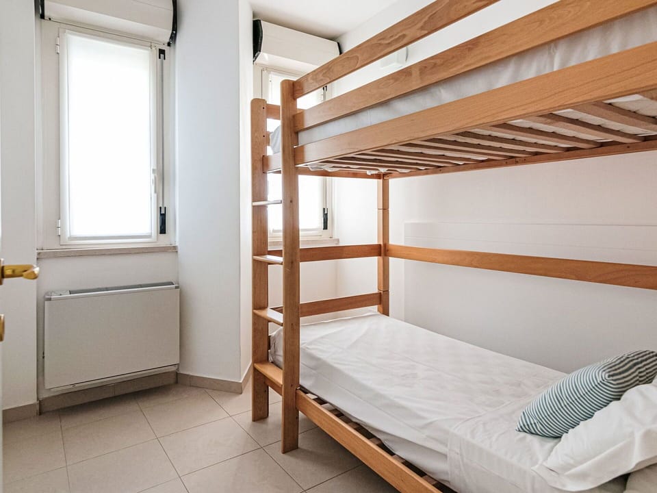 Bed, Flooring, Floor, Bedroom, Interior Design, Wood, Bunk Bed, Furniture, Room, Ceiling