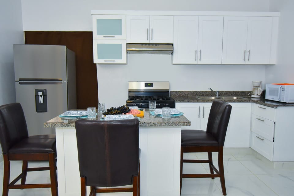Kitchen with appliances