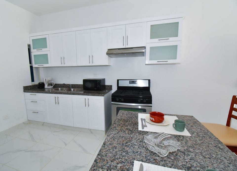 Kitchen with island