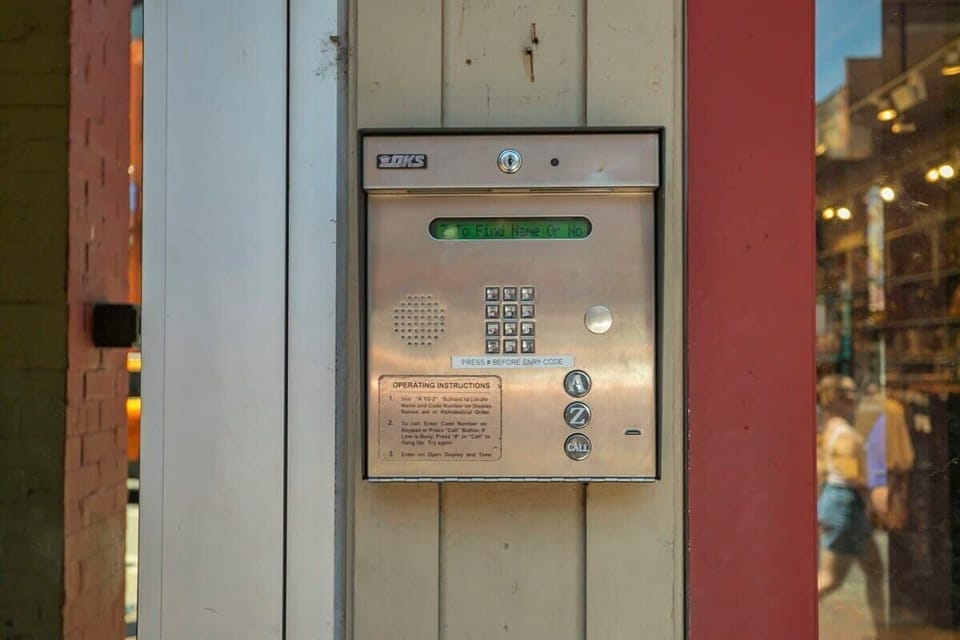 Code Pad to enter the Building