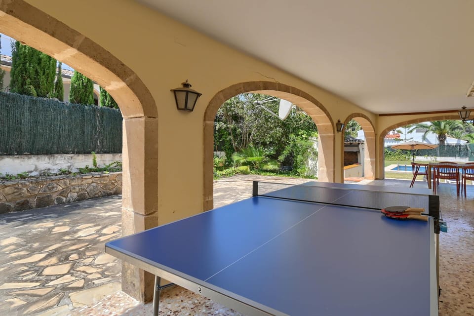 Garden and swimming pool