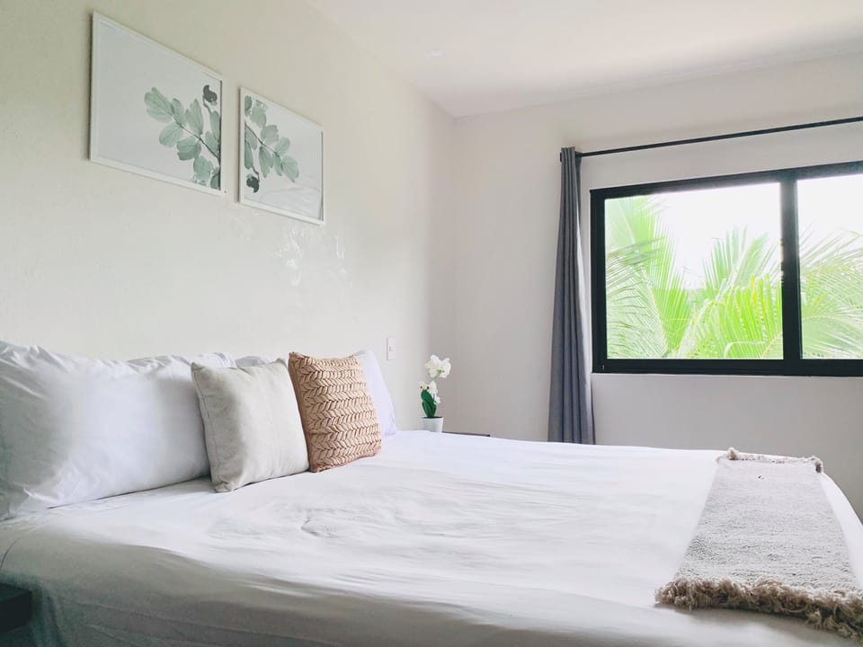 Drift to sleep in a comfortable bed after a wonderful day outside.