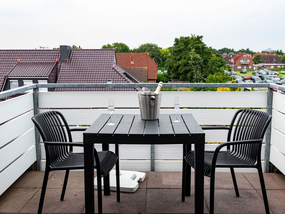 Furniture, Table, Building, Chair, Outdoor Furniture, Wood, Shade, Sky, Outdoor Table, Tree