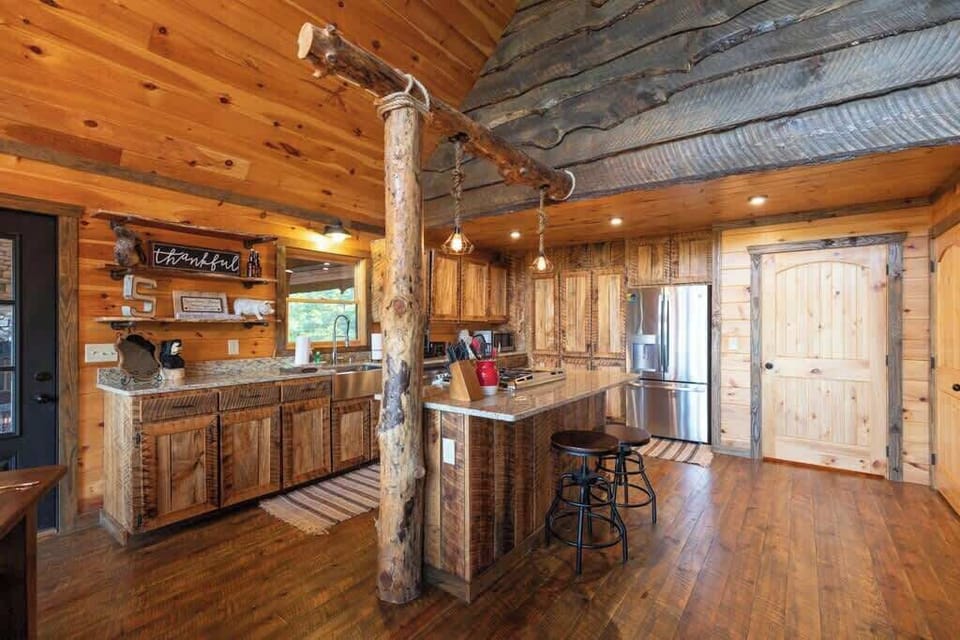 Large open kitchen