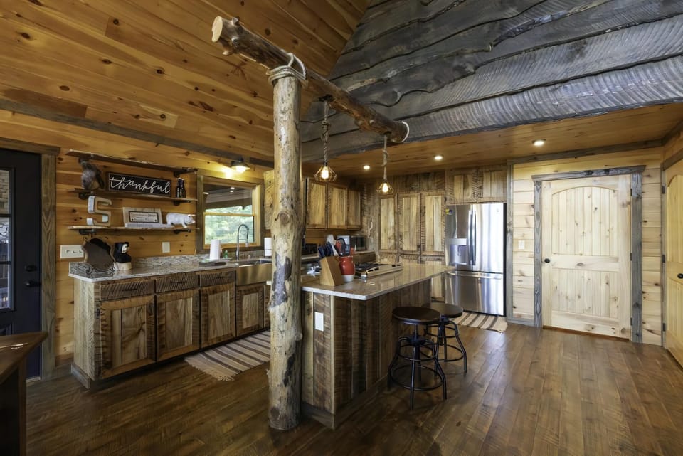 Large open kitchen