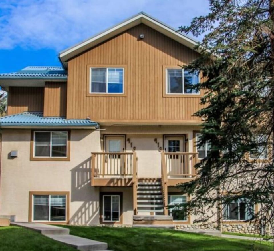 #418 our two storey townhome - up the stairs and on the left - dual aspect!

