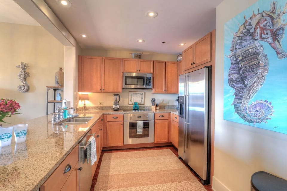 Ample counter space.