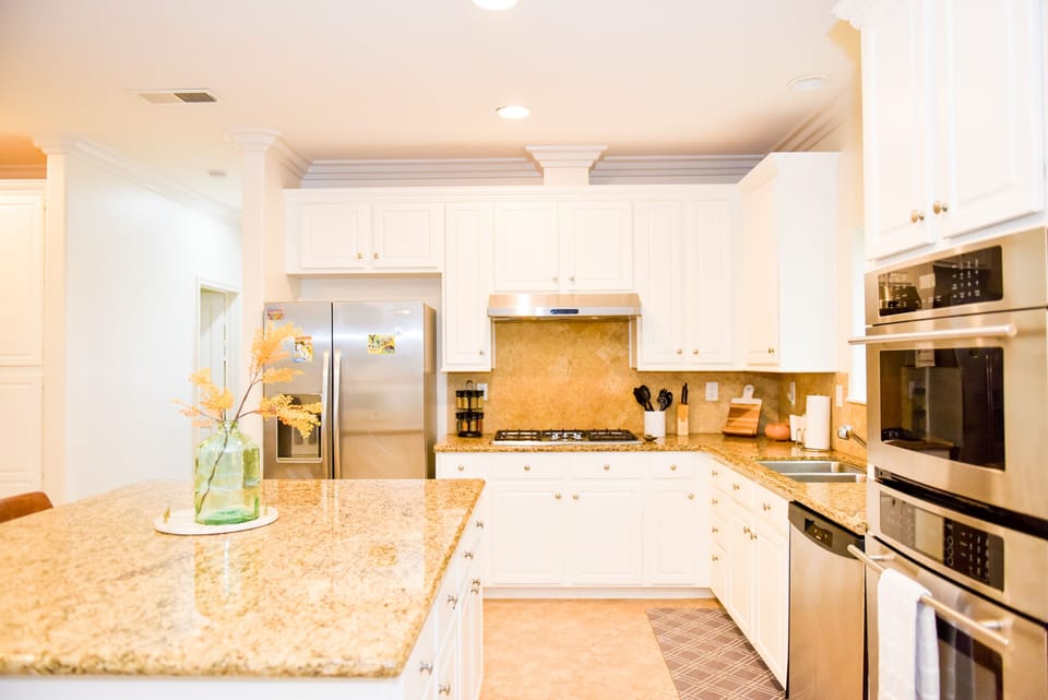 Fully stocked kitchen for all your cooking needs! 