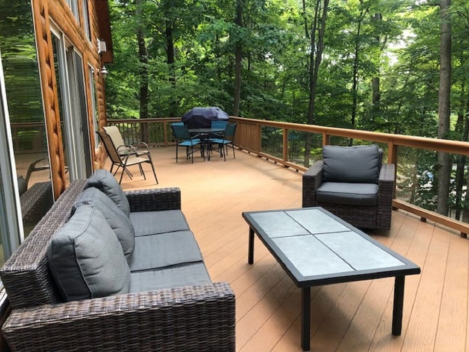 House is away from the other 8 cabins that are near the water - offers privacy