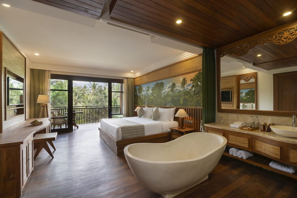 Adiwana Forest View | Premium bedding, pillowtop beds, free minibar, desk