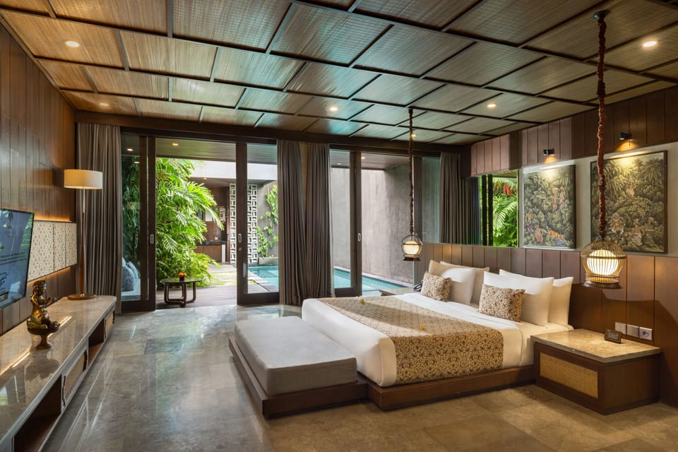 Luxury Villa, 1 Bedroom, Private Pool | Premium bedding, pillowtop beds, free minibar, desk