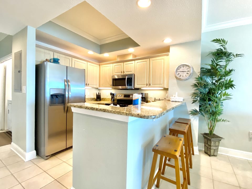Condo, 2 Bedrooms, Balcony, Beachfront (804) | Private kitchen | Coffee/tea maker