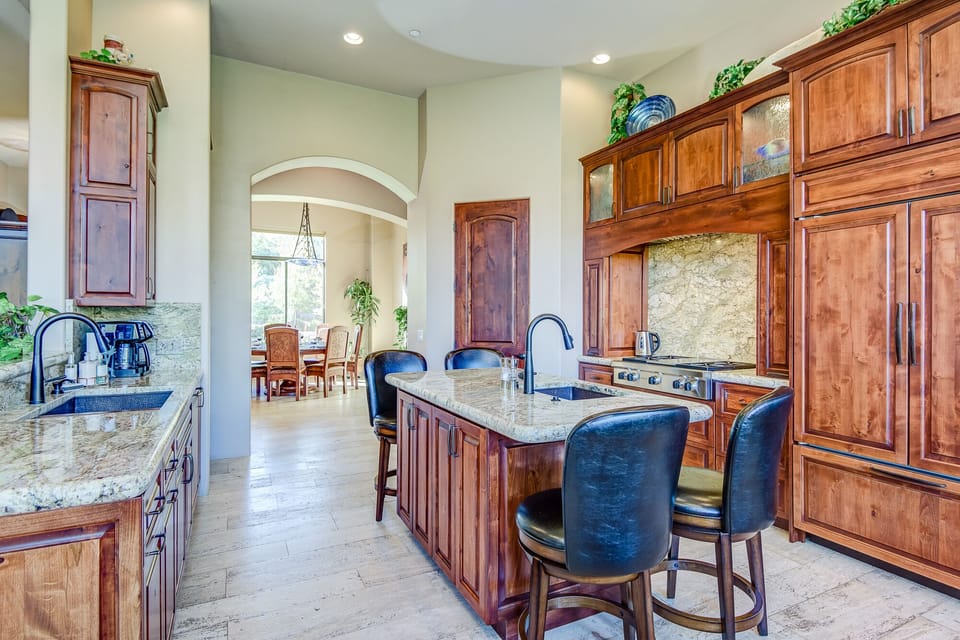 View of Dining Room through Kitchen