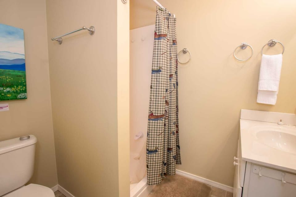 Downstairs Bathroom with Walk-In Shower