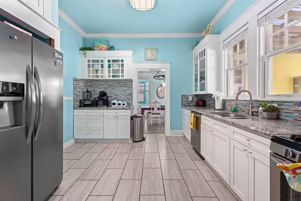 The kitchen, which has everything you will need to prepare meals