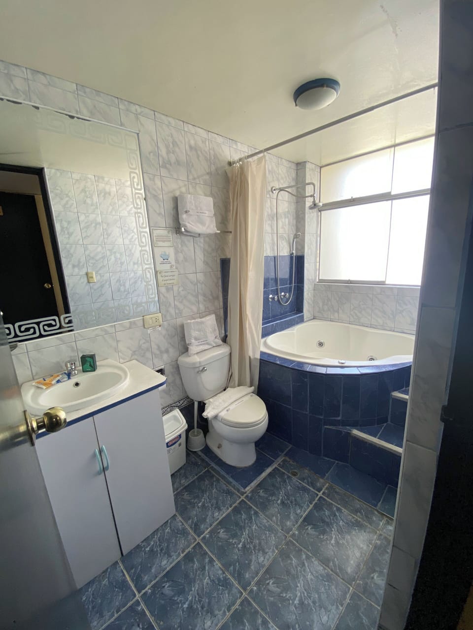 Junior Studio Suite | Bathroom | Hair dryer, towels, soap, shampoo