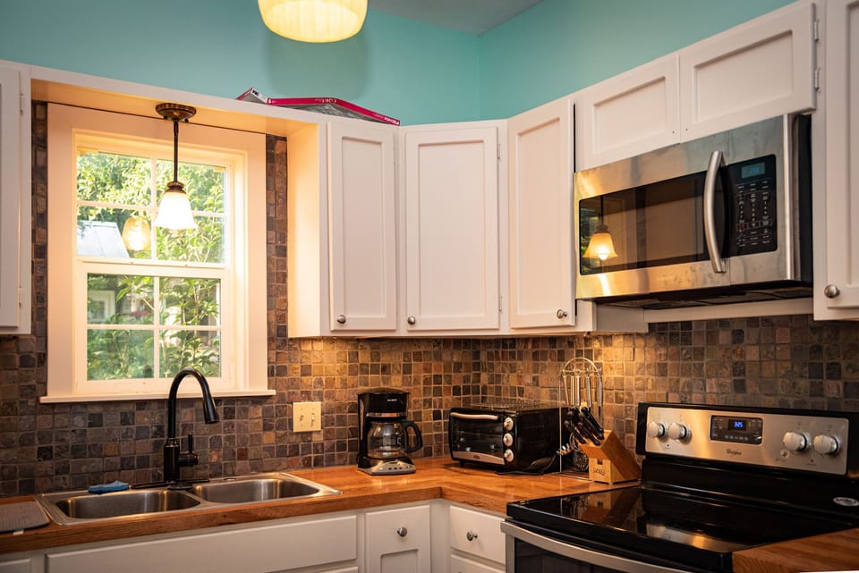 Pool house kitchen