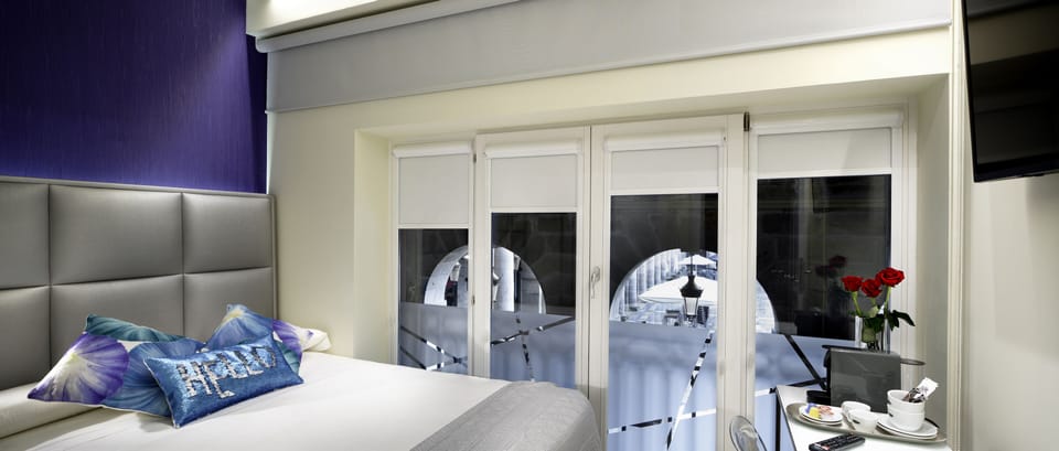 Single Room (Azul Añil) | Down comforters, Select Comfort beds, in-room safe