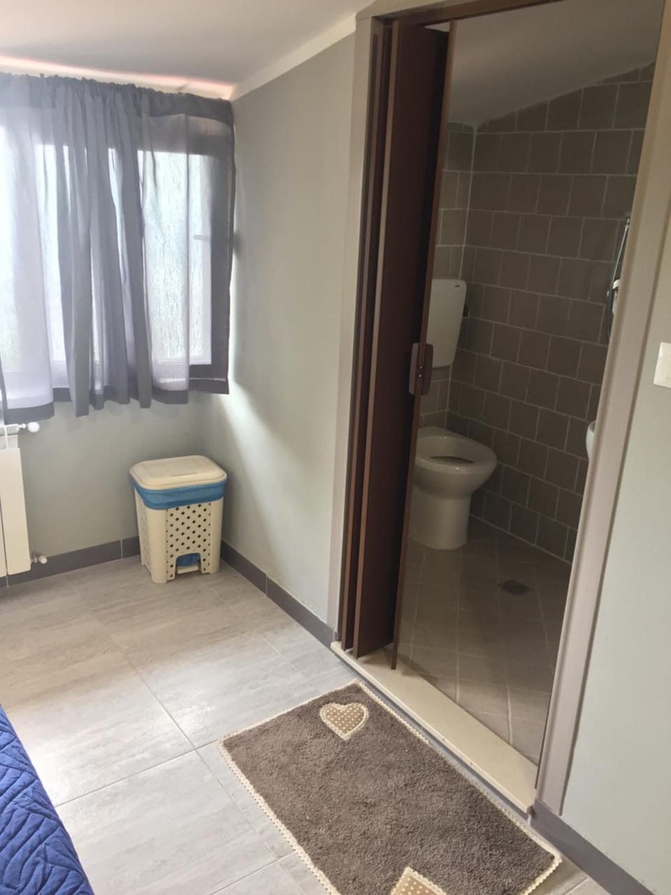 Shower, rainfall showerhead, bathrobes, bidet