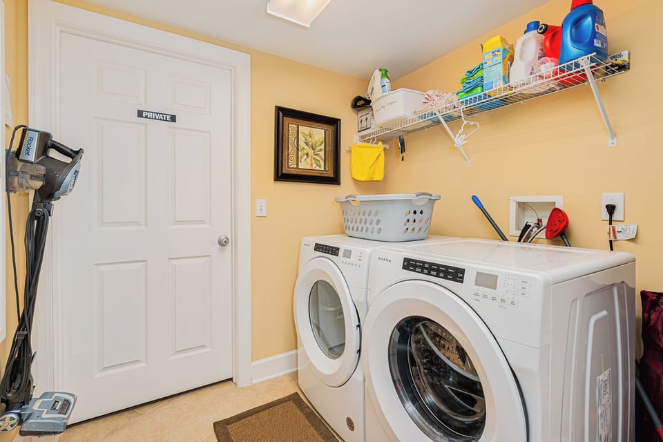 Convenient, in-unit laundry room