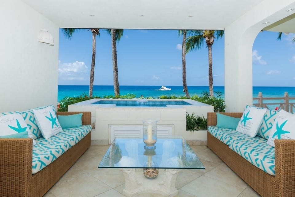 Relaxing seating area
