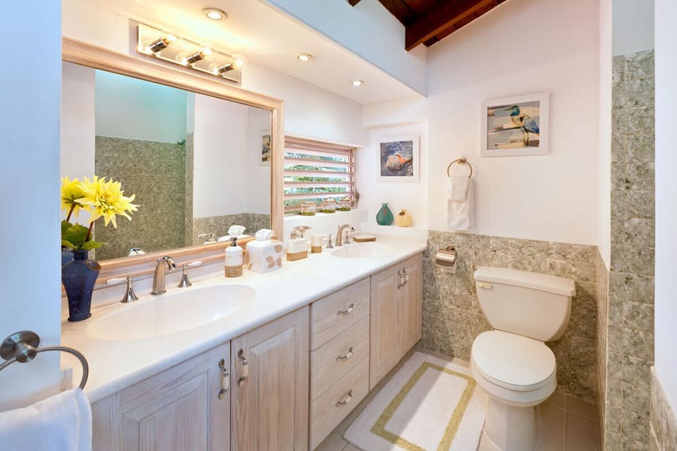 Church Point 4 - Master bathroom with double vanity and shower