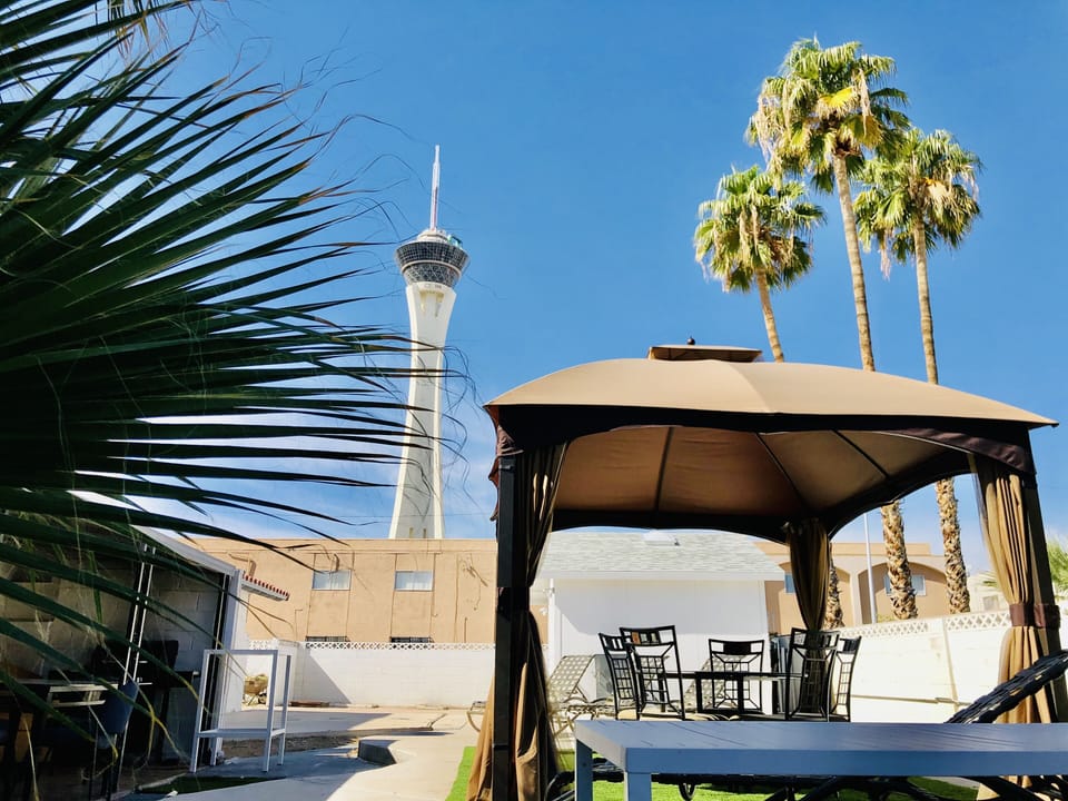 Patio with a Strat view!