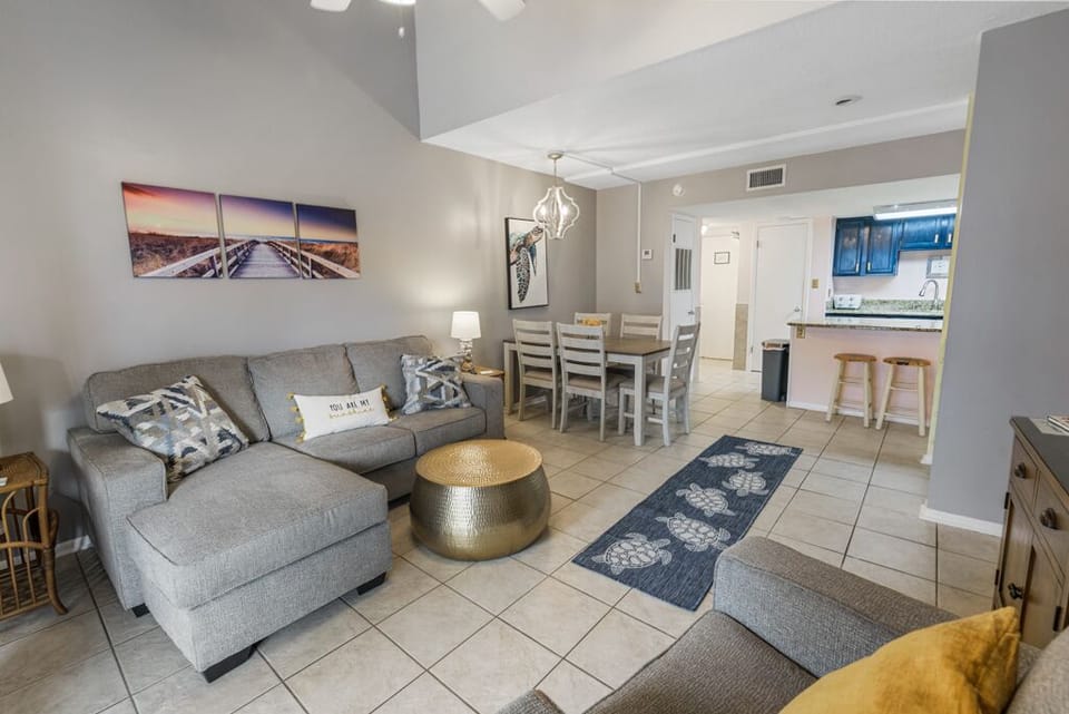 Condo, 3 Bedrooms, Balcony, Partial Ocean View (330) | Living area | Flat-screen TV, DVD player