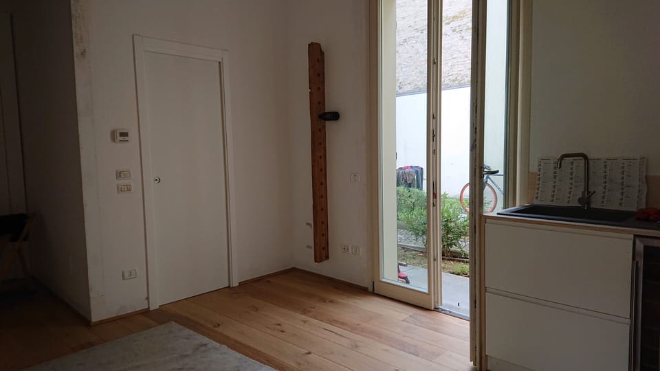 wooden flooring throughout
