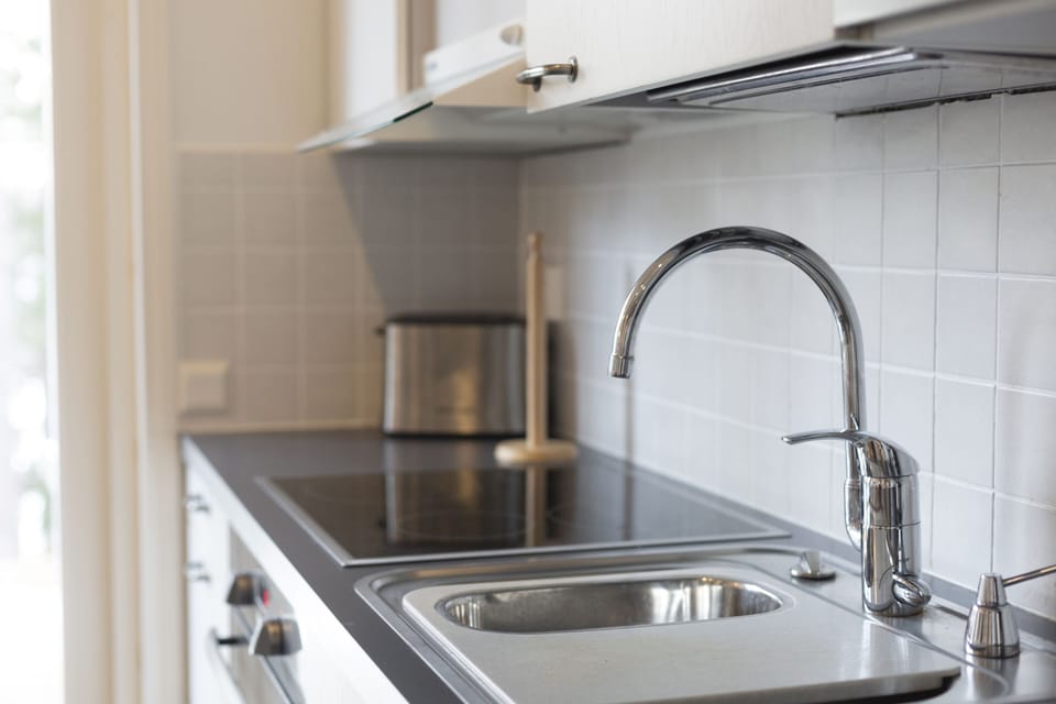 Superior Apartment with Sauna | Private kitchen | Mini-fridge, microwave, electric kettle, freezer