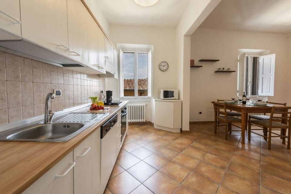 Apartment, 2 Bedrooms | Private kitchen | Full-size fridge, microwave, oven, stovetop