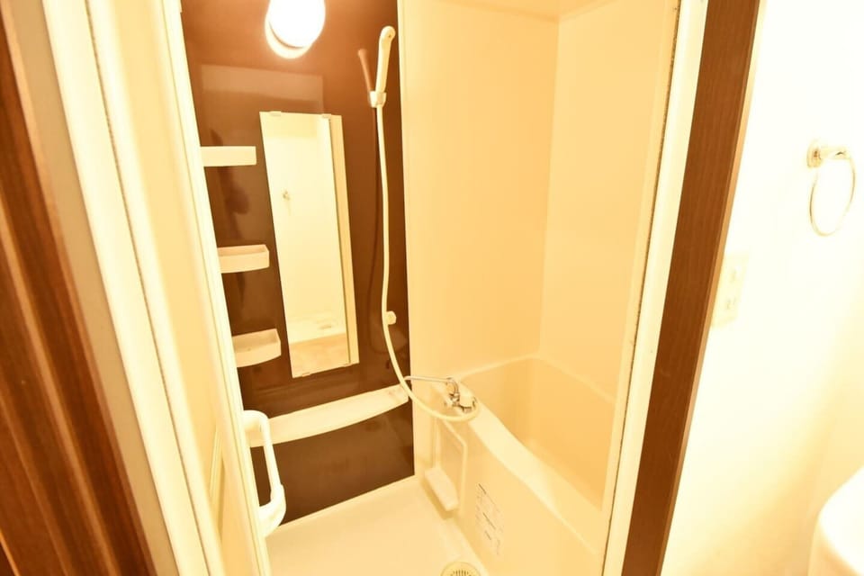 Separate tub and shower, free toiletries, hair dryer, bidet