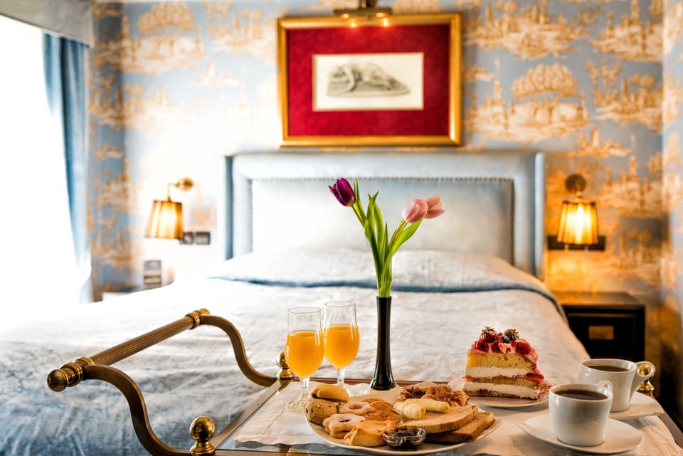 Pillowtop beds, free minibar items, in-room safe, individually decorated