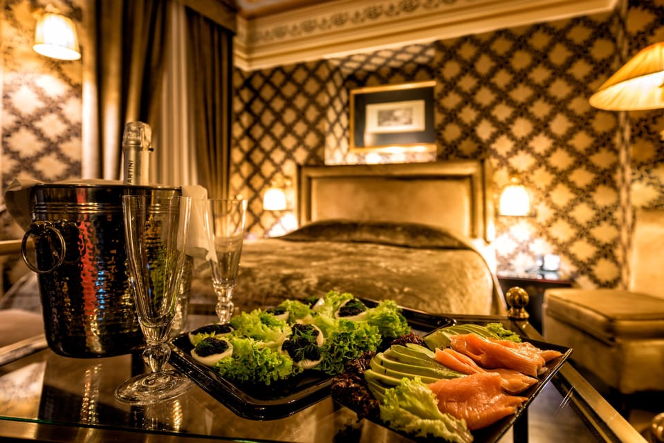 Pillowtop beds, free minibar items, in-room safe, individually decorated