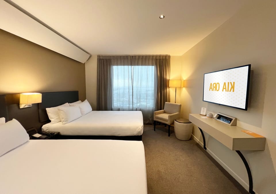 In-room safe, laptop workspace, blackout drapes, iron/ironing board