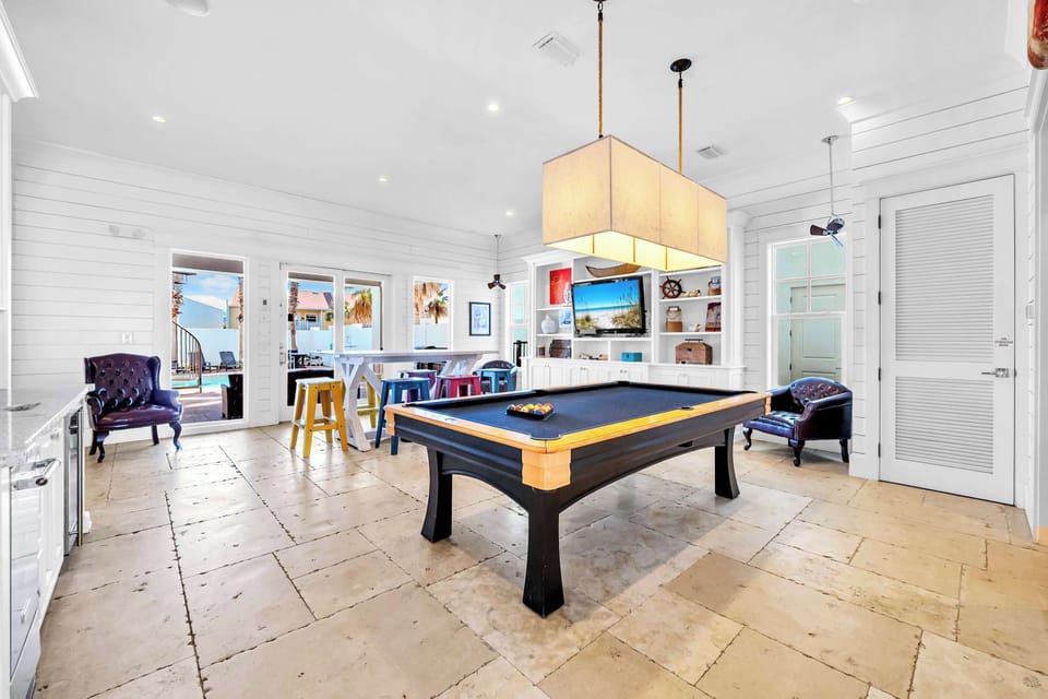 Hang Out with Everyone While Playing Pool or a Game of Cards!