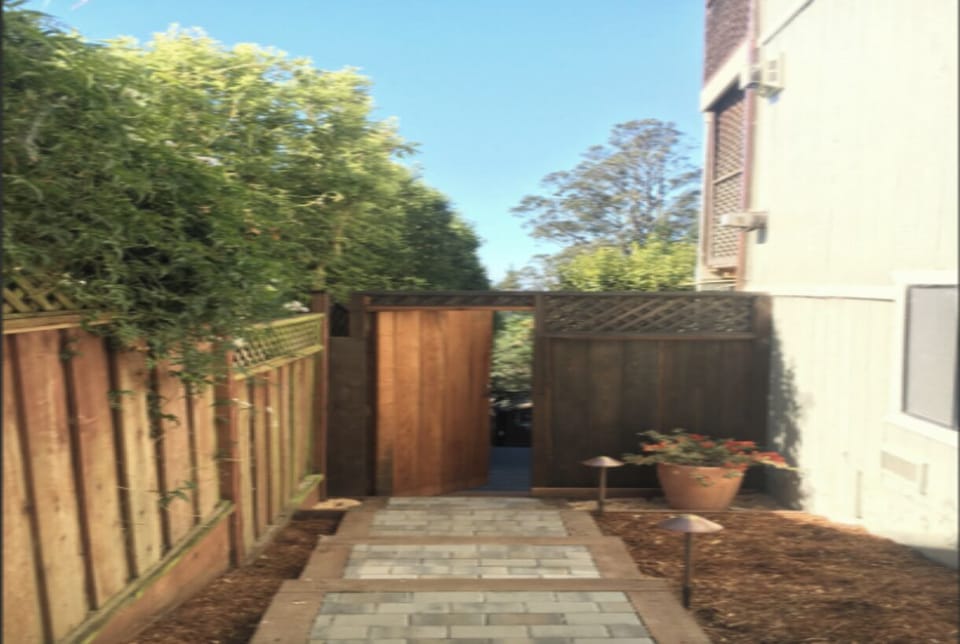 Lighted Pavers Steps to Private Studio
