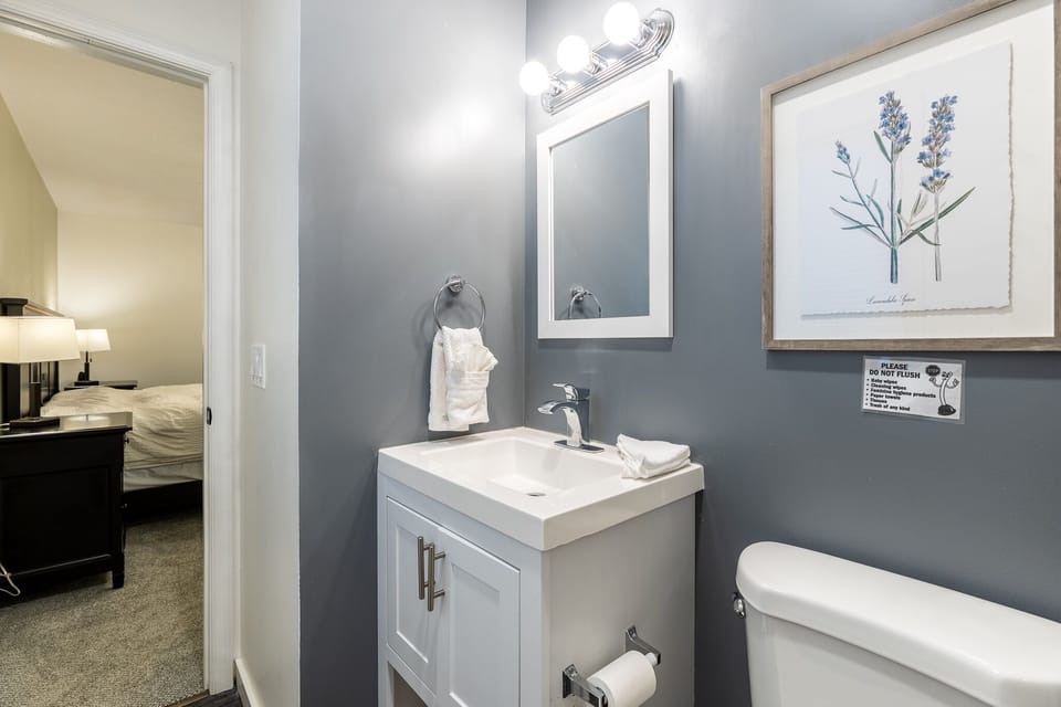 View of the master bath off the master bedroom